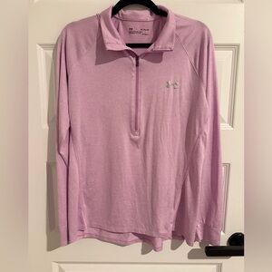 Light purple quarter zip ( small hole near collar) XL